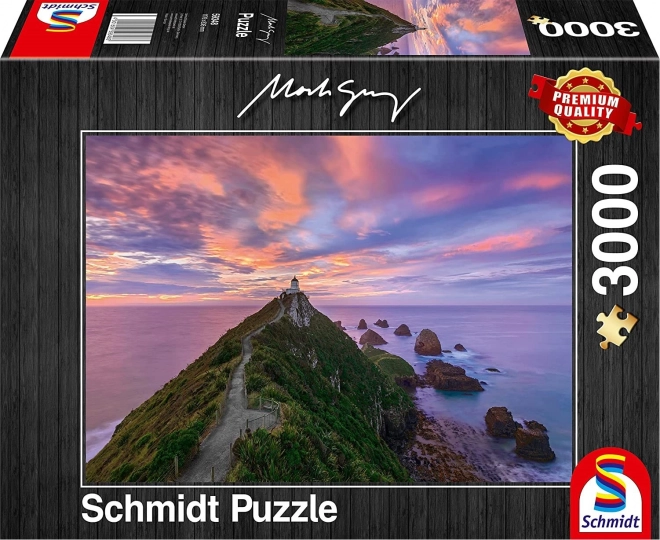 Puzzle Maják Nugget Point Nový Zéland 3000 dílků