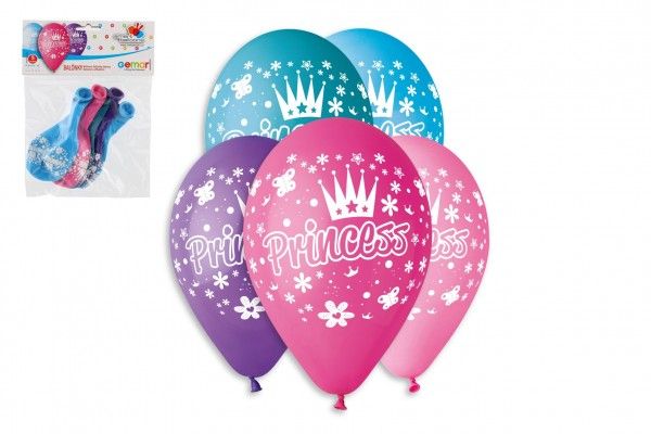 Balónky nafukovací princezny 30 cm - 5 kusů