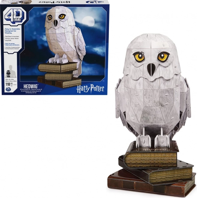 4D BUILD 3D Puzzle Harry Potter: Hedvika 118 dílků