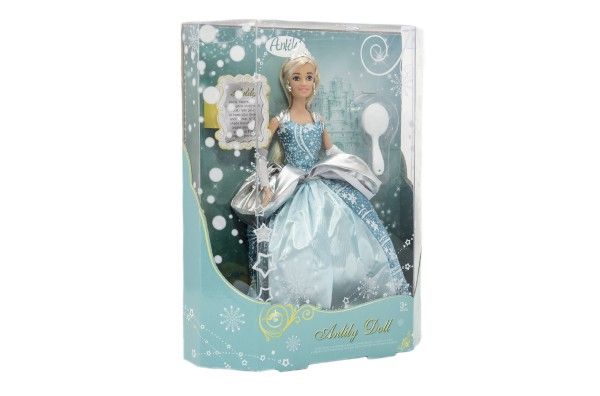 Panenka Anlily plast zimní princezna Ledové království 28cm v krabici 27x33x8cm