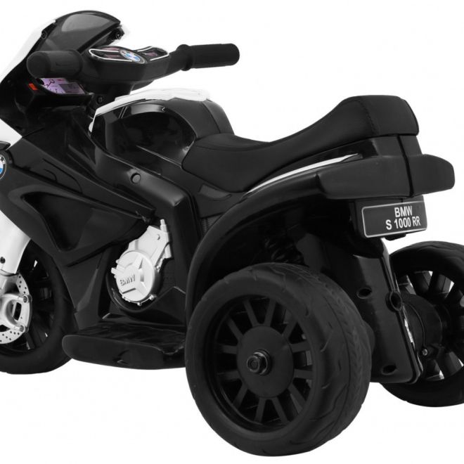 BMW S1000 RR Mini motorka na baterie pro děti černá + 3 kola + zvuky + LED dioda