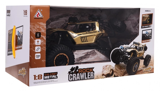 Kovový Mega Crawler 1:8 Gold