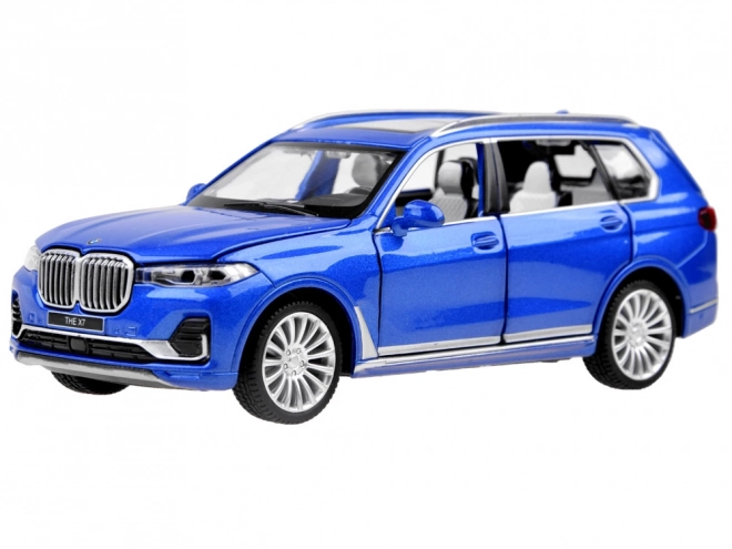 Hračka SUV BMW X7 kovové model 1:32