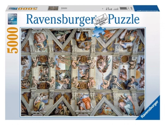 RAVENSBURGER Puzzle Sixtinská kaple 5000 dílků