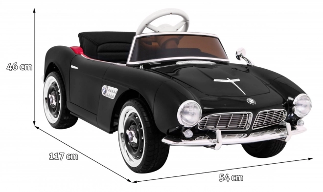 BMW 507 Retro černá