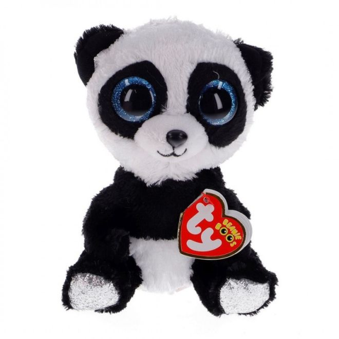 TY Beanie Boos Panda Bamboo maskot 15 cm