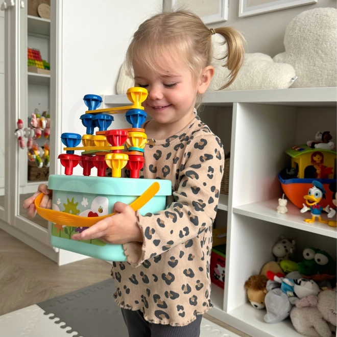 Montessori konstrukční box 12v1 WOOPIE GREEN