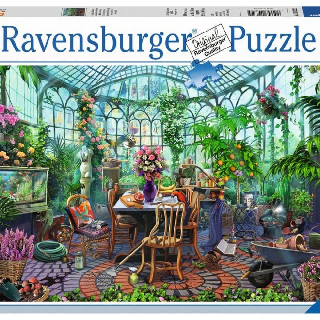 RAVENSBURGER Puzzle Ve skleníku 500 dílků