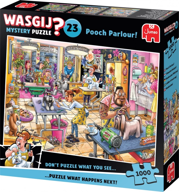 Puzzle Wasgij Mystery 23: Psí salón 1000 dílků