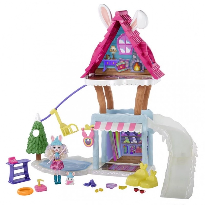 ENCHANTIMALS HERNÍ SET LYŽAŘSKÁ CHATA