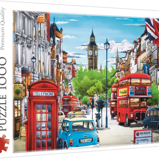 TREFL Puzzle Londýnská ulice 1000 dílků