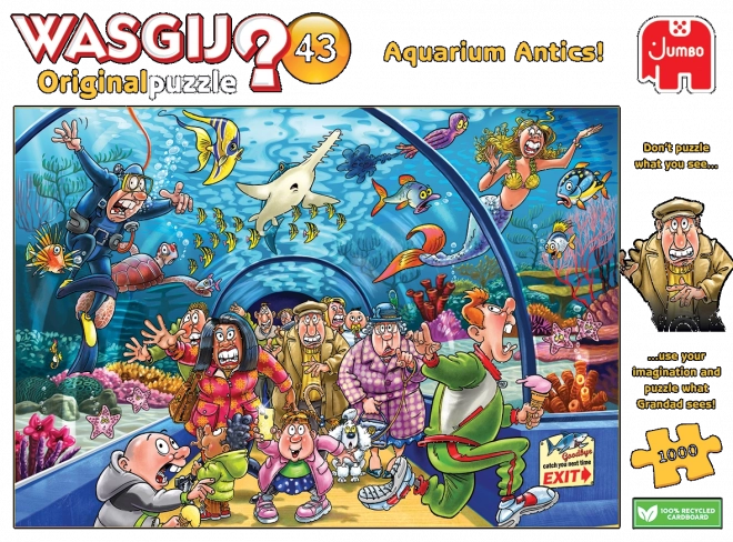 JUMBO Puzzle WASGIJ 43: Akvarijní kratochvíle! 1000 dílků