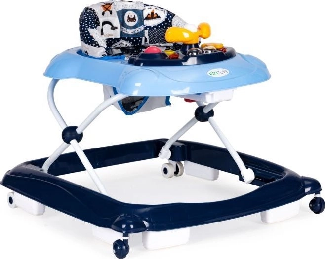 ECOTOYS Chodítko interaktivní modré