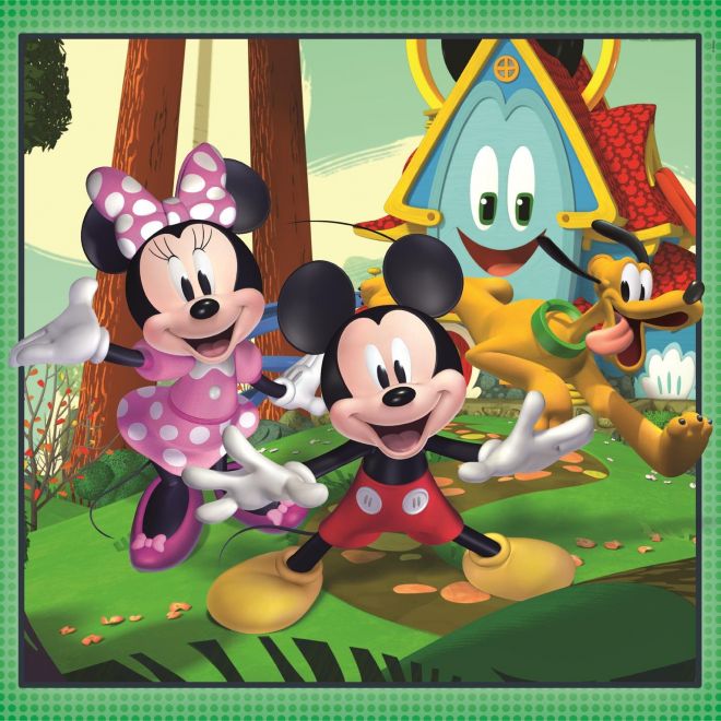 CLEMENTONI Puzzle Mickey a kamarádi 3x48 dílků