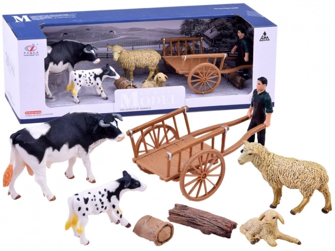 Zvířata farma Kráva sada figurek ZA2606 – B