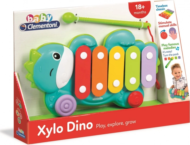 CLEMENTONI BABY Xylofon Dino