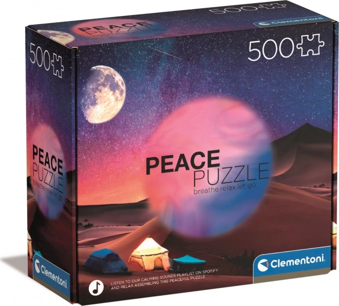 CLEMENTONI Peace puzzle: Hvězdná noc 500 dílků