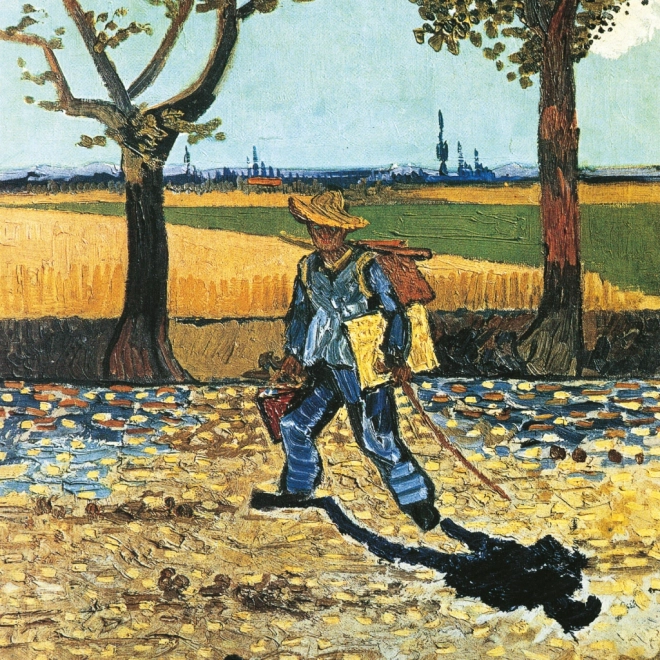 NOTIQUE Poznámkový kalendář Vincent van Gogh 2025, 30 x 30 cm