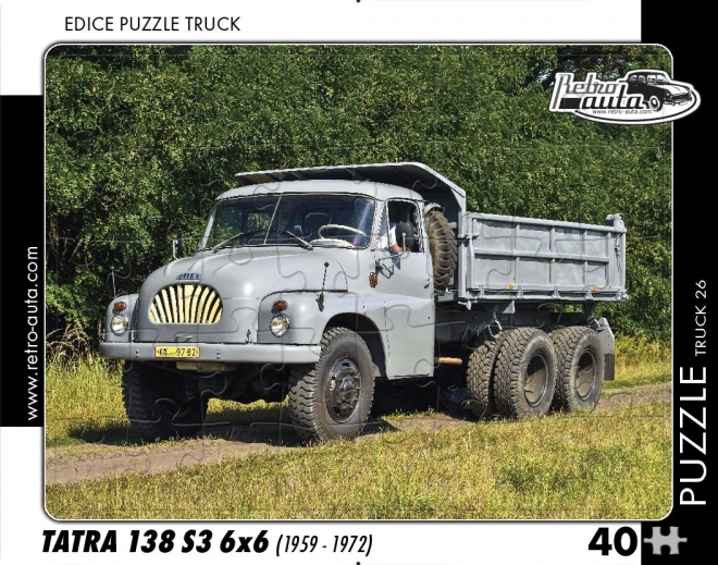 Retro puzzle Tatra 138 S3