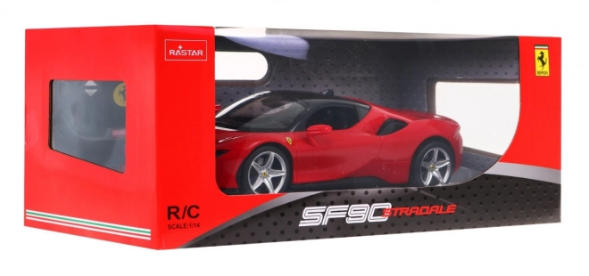 Ferrari SF90 Stradale RASTAR 1:14 model auta na dálkové ovládání + dálkové ovládání