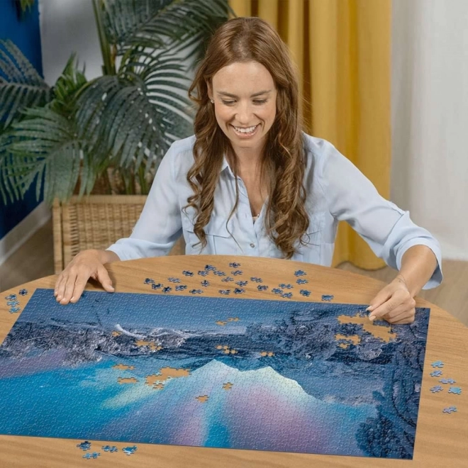 Puzzle Když polární záře tančí