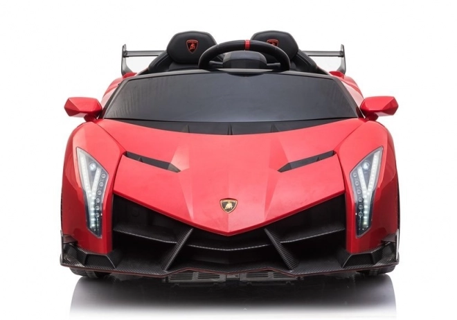 Červené auto na baterie Lamborghini Veneno