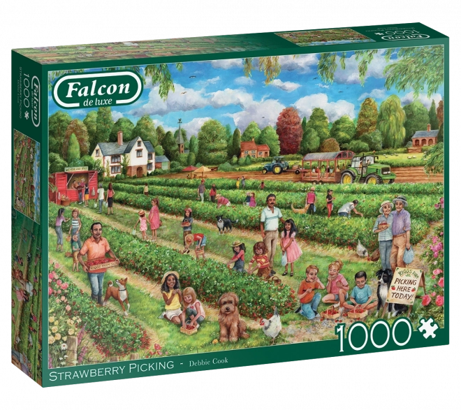 Puzzle Sběr jahod 1000 dílků