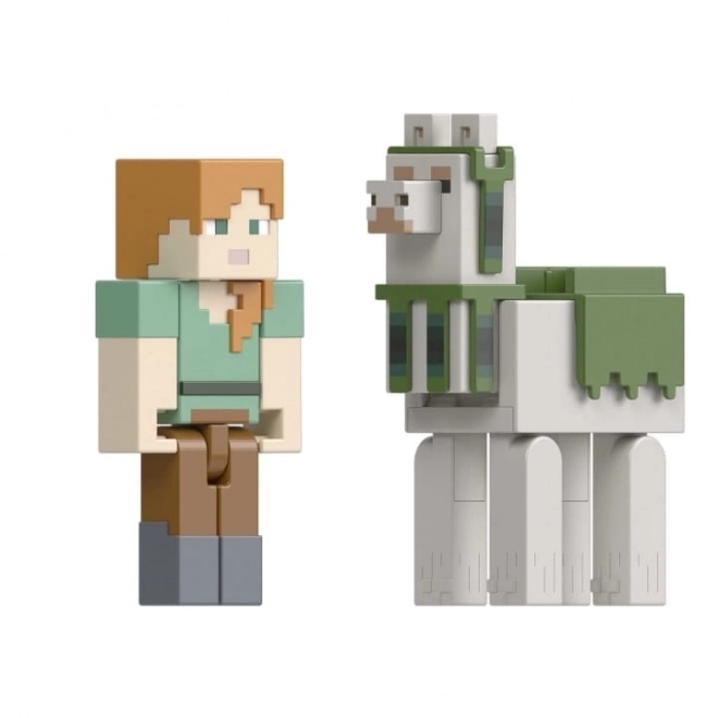 Minecraft Alex a Lama figurka