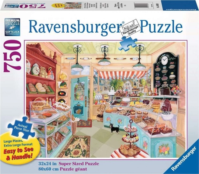 RAVENSBURGER Puzzle Pekárna na rohu XL 750 dílků