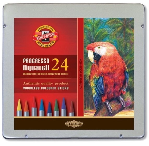 KOH-I-NOOR Umělecké pastelky Progresso Aquarell 8784 - 24 ks