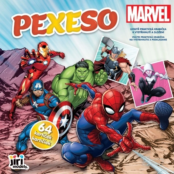 Pexeso s Marvel hrdiny v sešitu