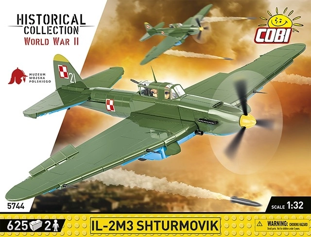 Historická sbírka WWI IL-2M3 Shturmovik 625 cihel