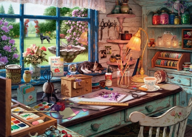 RAVENSBURGER Puzzle Řemeslná dílna 1000 dílků