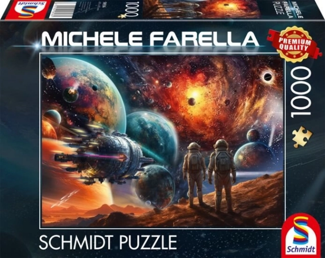 SCHMIDT Puzzle Vesmírné barvy: Putování kosmem 1000 dílků