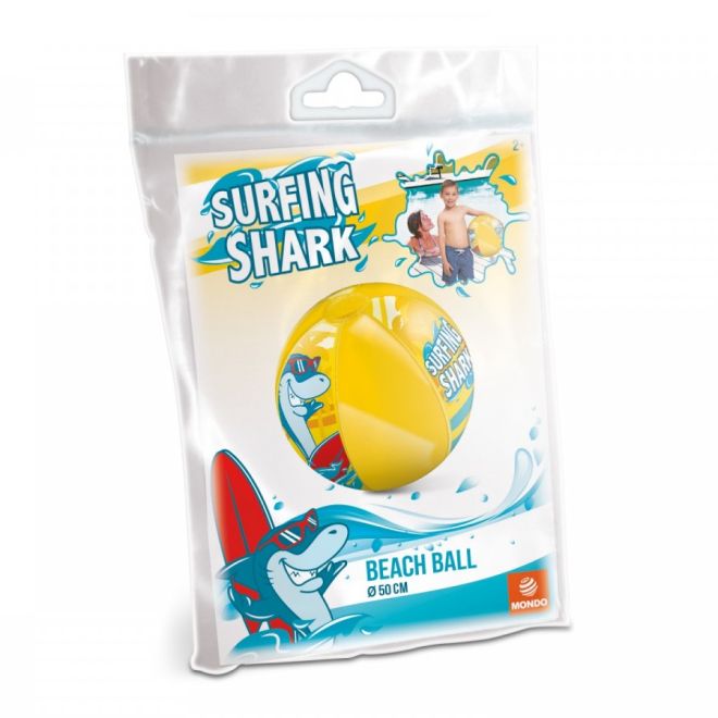 Plážový míč - Surfující žralok