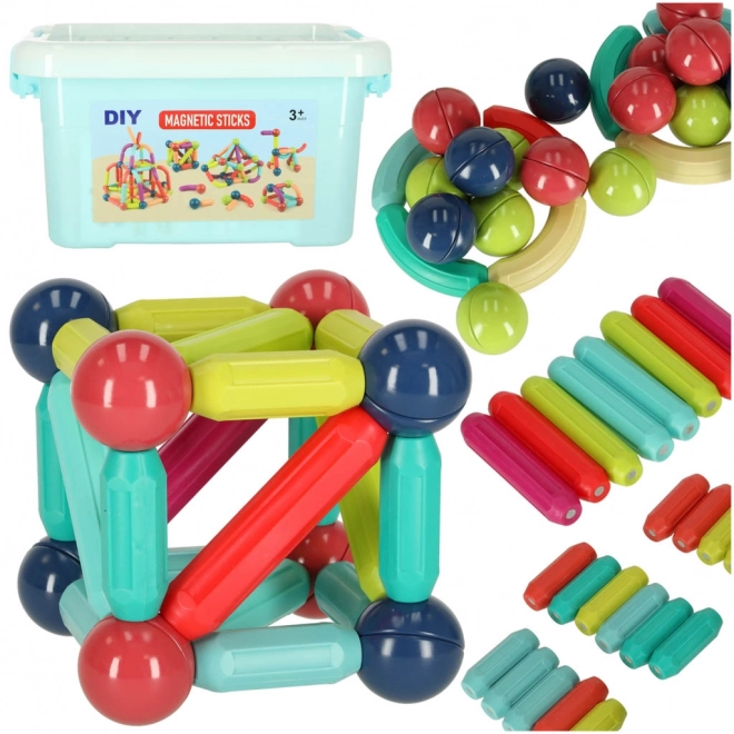 Magnetické bloky pro nejmenší – 50 dílů