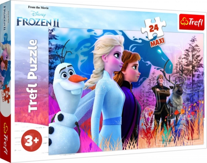 Trefl Puzzle 24 Maxi Kouzelný výlet Disney Frozen 2