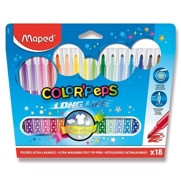 MAPED Fixy Color'Peps Long Life 18ks