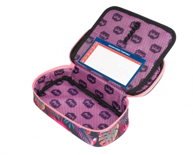 BAAGL SET 3 Flamingo: batoh, penál, sáček ver. 2