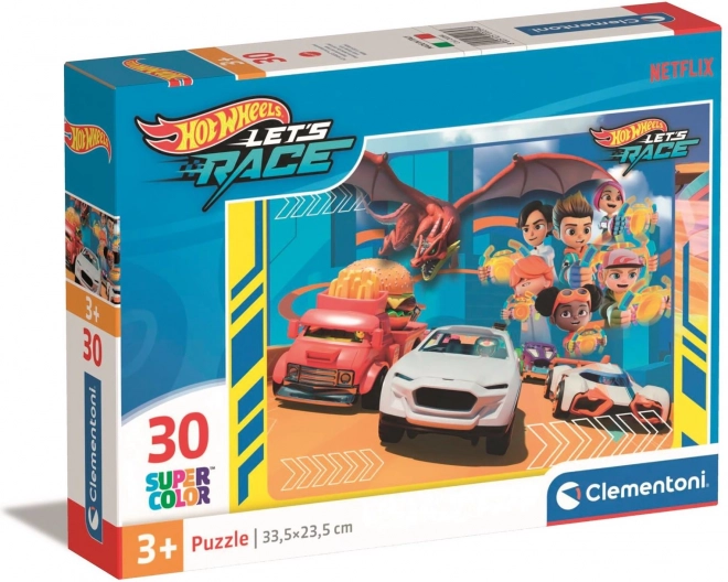 Puzzle Hot Wheels 30 dílků