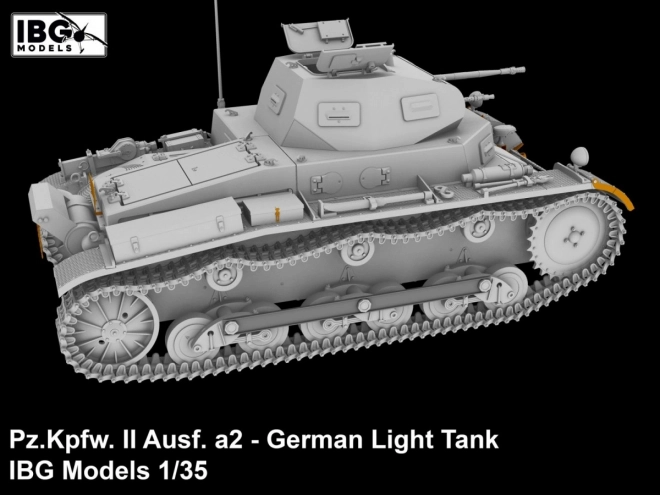 Plastikový model německého lehkého tanku Pz.Kpfw II Ausf. a2 1/35