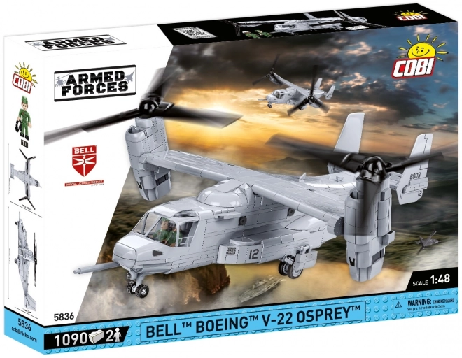 COBI 5836 Armed Forces Bell Boeing V-22 Ospray, 1:48, 1090 k, 2 f