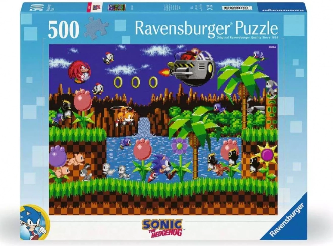 RAVENSBURGER Puzzle Ježek Sonic 500 dílků