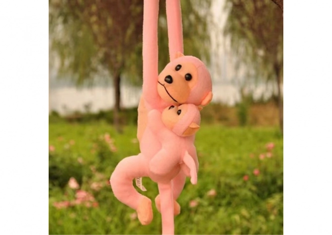 Plyšový maskot Baby Monkey Pink 70 cm