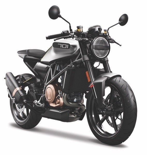 Kovový model motocyklu Husqvarna Vitpilen 701 2018 1/18