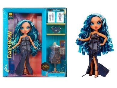 Rainbow High Fantastic Fashion Doll - MODRÁ - Skyler Bradshaw