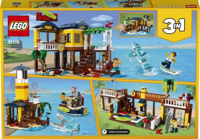LEGO Creator 3v1 31118 Surfařský dům na pláži