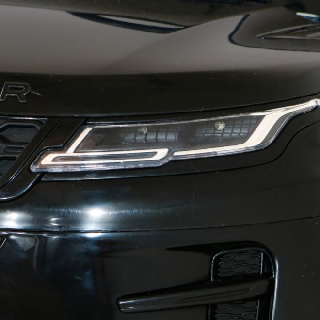 Range Rover Evoque na baterie pro děti černý + dálkové ovládání + pomalý start + MP3 LED