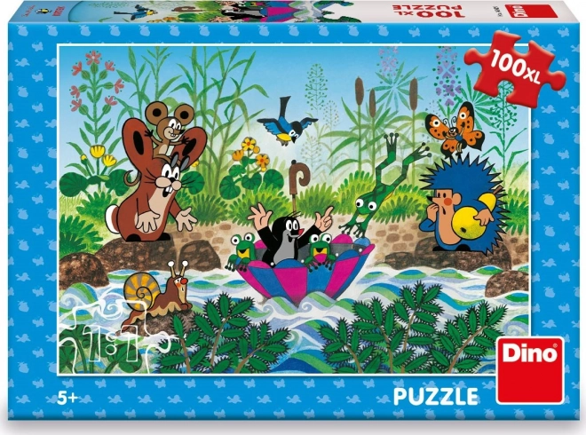 Puzzle Krtečkova plavba - 100 dílků