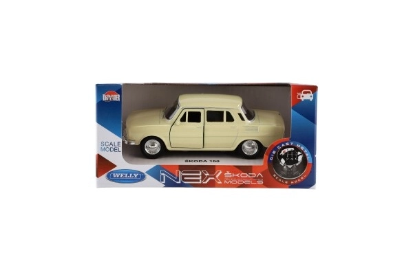 Auto Welly Škoda 100 kov/plast 11cm 1:34 na volný chod možnost 4 barev 15x7x7cm